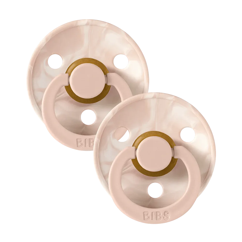 BIBS Pacifier 2 PK Tie Dye Blush/Ivory