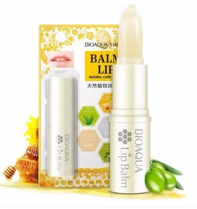 BIOAQUA Natural herbal Aloe Honey Moisturizing Lip Balm Nourishing Lip Gloss BQY33350