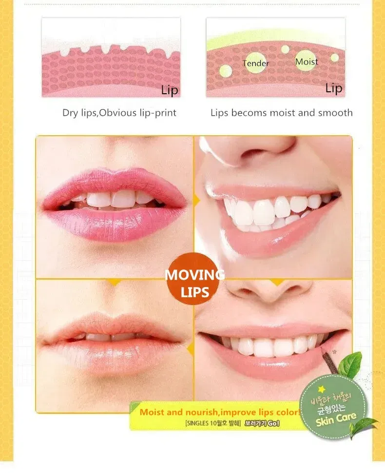 BIOAQUA Natural herbal Aloe Honey Moisturizing Lip Balm Nourishing Lip Gloss BQY33350