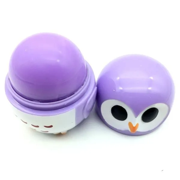 Candy Color Owl Shape Moisturizing Lip Balm