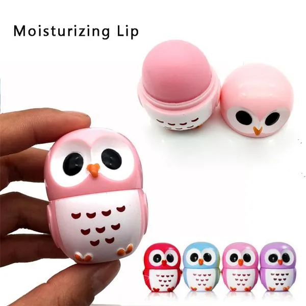 Candy Color Owl Shape Moisturizing Lip Balm