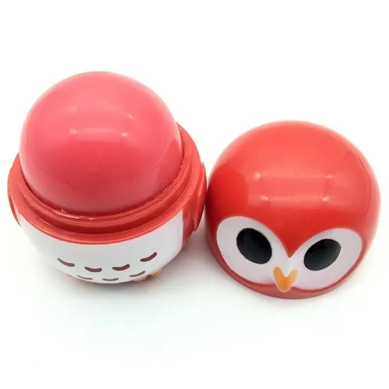 Candy Color Owl Shape Moisturizing Lip Balm
