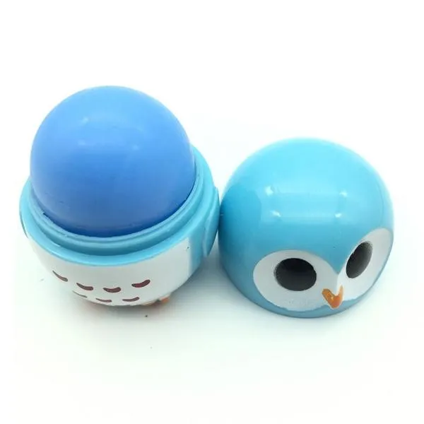Candy Color Owl Shape Moisturizing Lip Balm