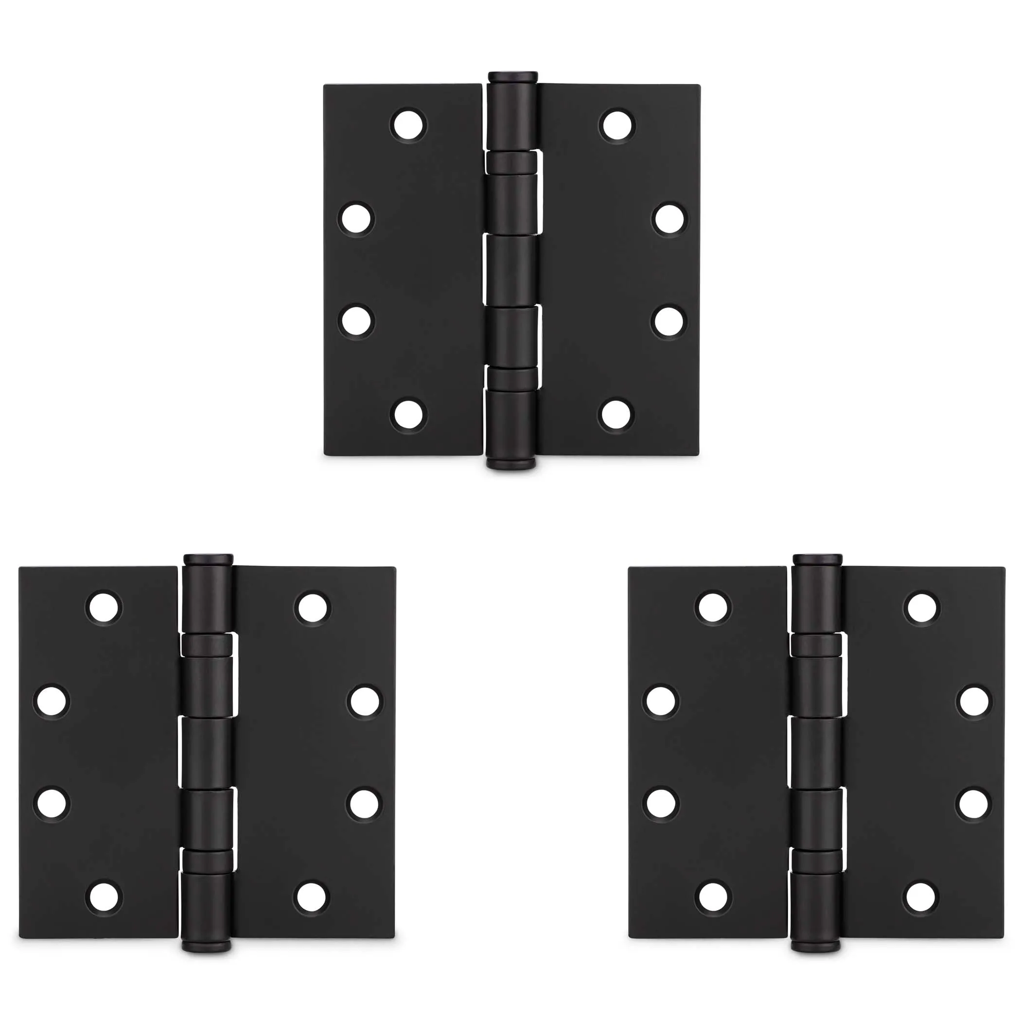 Commercial Door Hinges, Ball Bearing, 4 1/2 In. X 4 1/2 In., 3 Pack