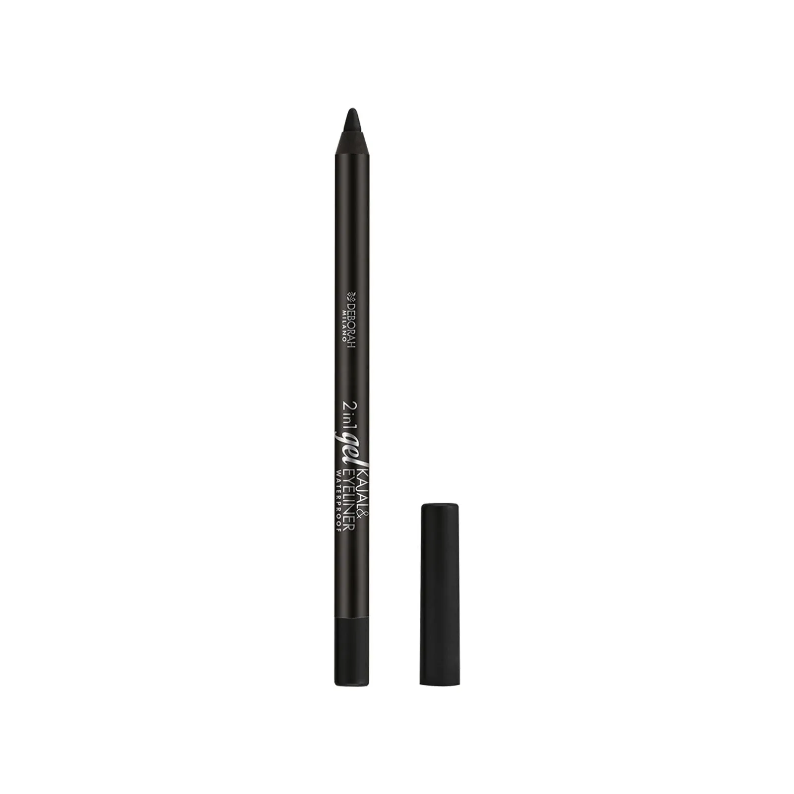 DEBORAH 2 In 1 Gel Kajal & Eyeliner Pencil Waterproof  01 BLACK