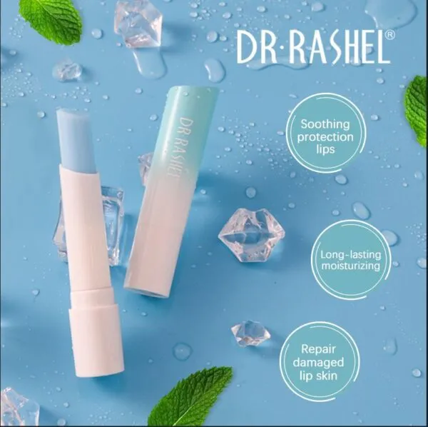 DR.RASHEL Vanila Mint Lip Balm Repairing & Soothing Lips Brighten & Moisturizing Lip Balm DRL- 1673