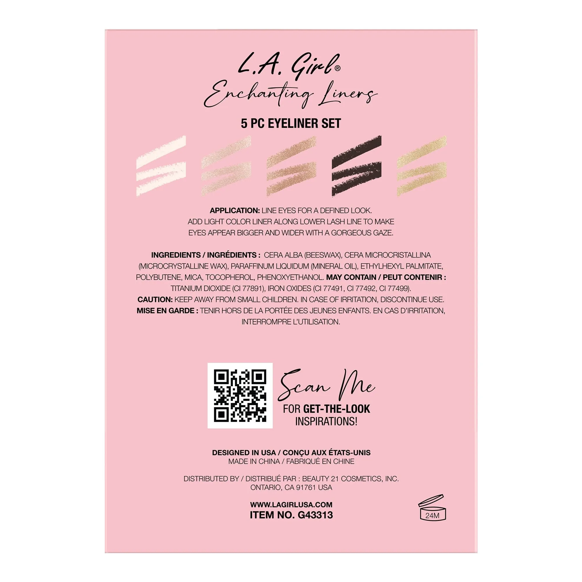 Enchanting Liners - 5 pc Metallic & Matte Eyeliner Set