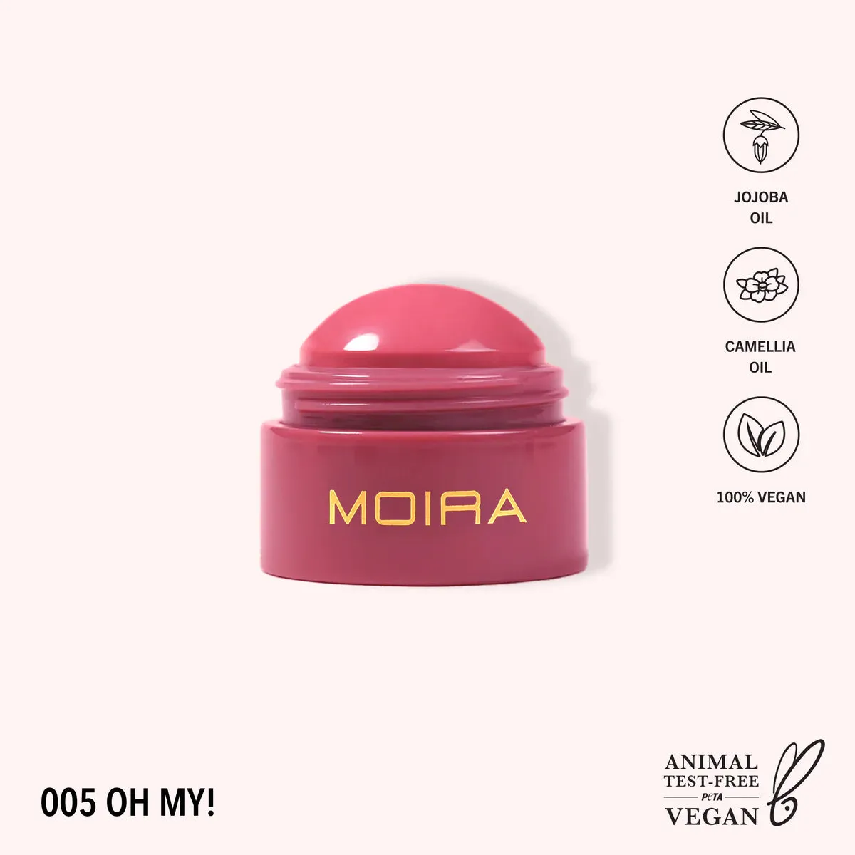 Face- Moira Soft Blush Balm Oh My! SBB005 (3pc bundle, $3 each)