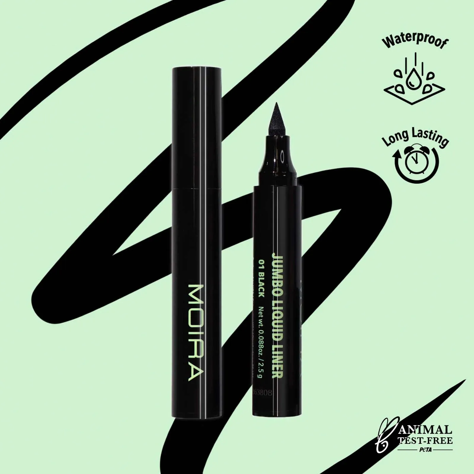 Jumbo Liquid Liner Black (3 units)