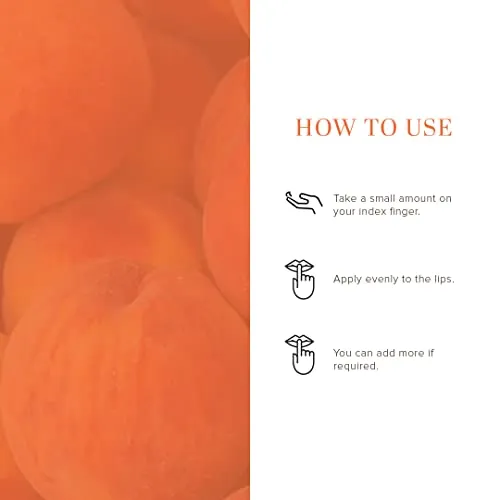 Khadi Natural Peach Lip Balm with Beeswax and Shea Butter | Natural Lip Balm for Soft & Hydrated Lips | Herbal Lip Balm for Chapped Lips | Free from Harsh Chemicals | Unisex Lip Balm | 5gm