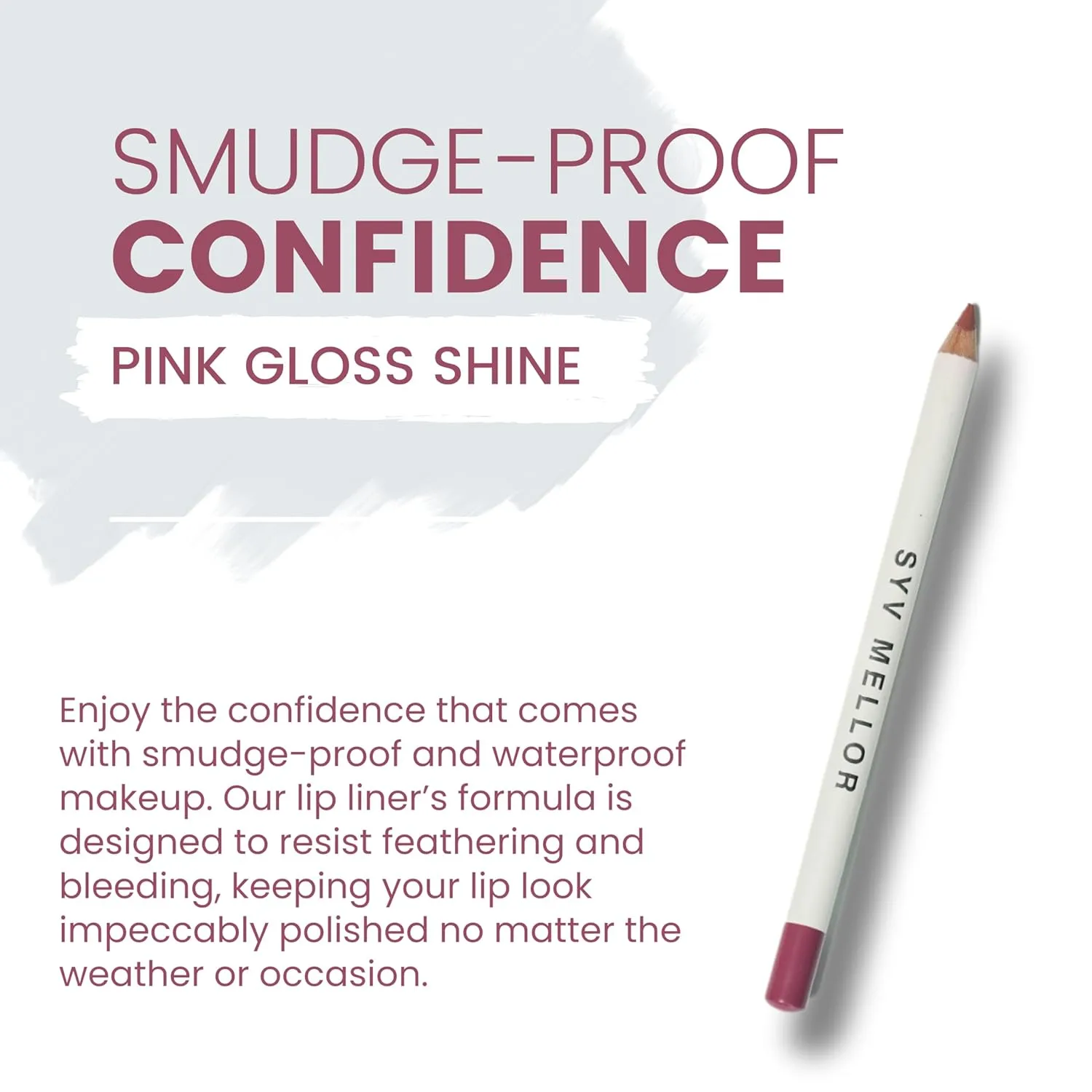 Lip Liner Perfect Pout Matte Retractable Slim Lip Pencil Face Makeup Longwear Rich Lip Colors Smudge Proof Formula with Long Lasting - Waterproof Lip Liner - Toxic