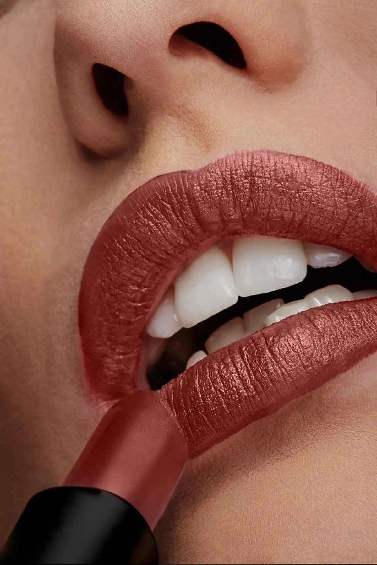 Lipstick #10 - Deep Brown Red