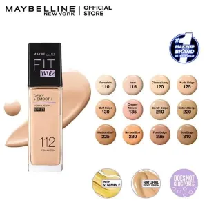 Maybelline New York Fit Me Dewy & Smooth Foundation (30 ml)