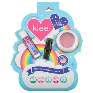 Natural Mineral Blush & Lip Shimmer Set - Cotton Candy Whisper