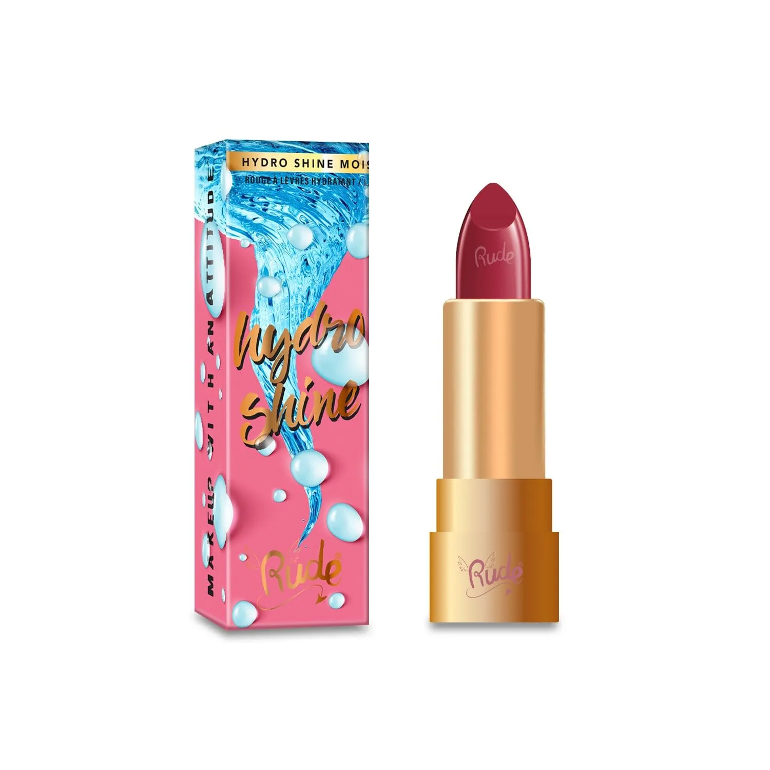 Rude - Hydro Shine Moisturizing Lipstick - Amaranth