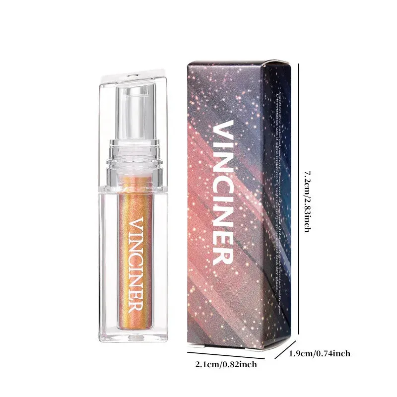 Toleet Christmas Thanksgiving gifts Winter Makeup Ideas Chameleon Radiation Lip Gloss Diamond Shiny Eye Shadow Lasting Not Fading Lip Tint Liquid Lipstick Makeup Косметика