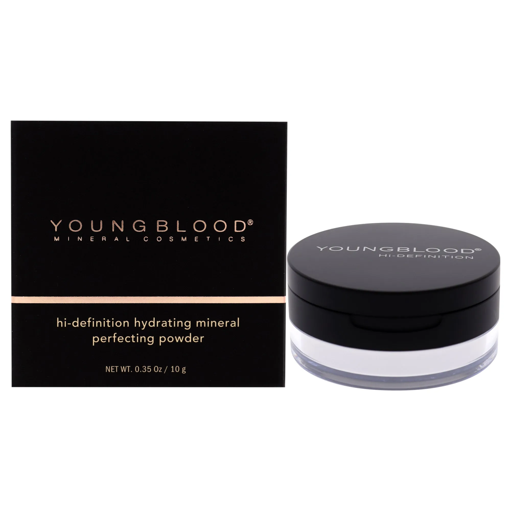 Youngblood Clean Luxury Cosmetics Hi-Def Hydrating Loose Powder, Translucent | Shine Control Matte Finishing Translucent